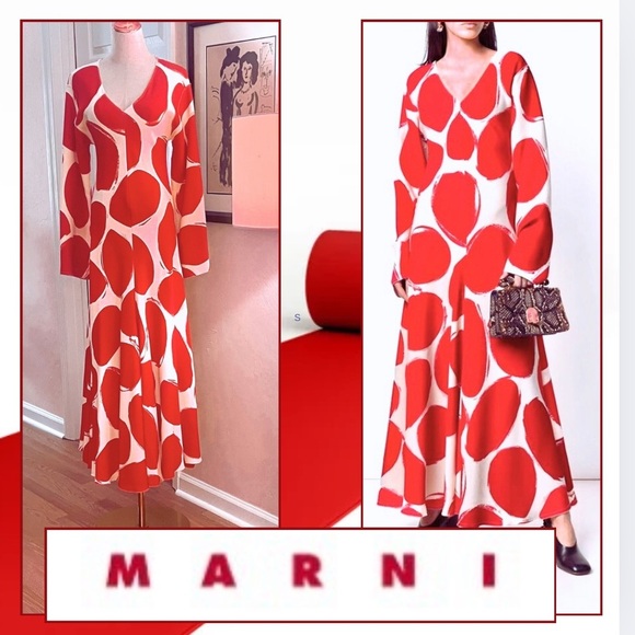 Marni Dresses & Skirts - Marni, Exquisite Lux Statement Dress, Stretch, Form-Flattering, Size: US6, IT42